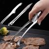304 Stainless Steel Food Tongs Long Handle Non-Slip Barbecue Tongs Steak Tongs Kitchen Cooking Tools Kitchen Accessories