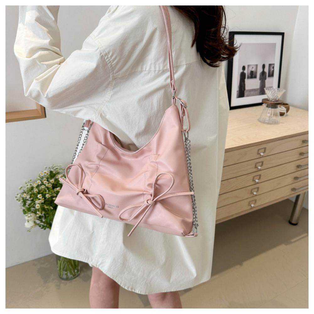 Женские сумки-тоут с завязками и бантом из искусственной кожи — фото 3