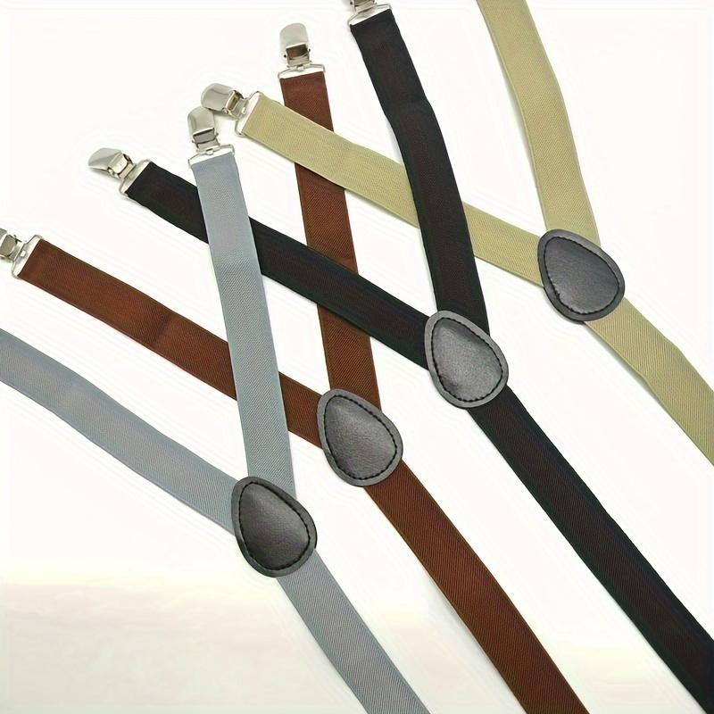 Herren Y-förmige Hängesocken Hemdclip Anzugoberteil Anti-Falten und Anti-Rutsch Verlängerter Hemdclip Y-förmiger Hängesocken Hemdclip