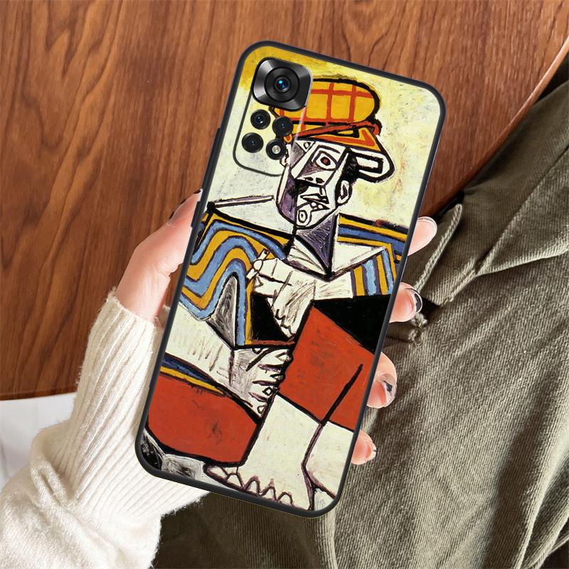 Picasso Abstract Art Painting Case For Xiaomi Redmi Note 13 14 Pro 12 11 10 15 Pro Plus Redmi 15 C 13 10C 12C 13C 14C Cover