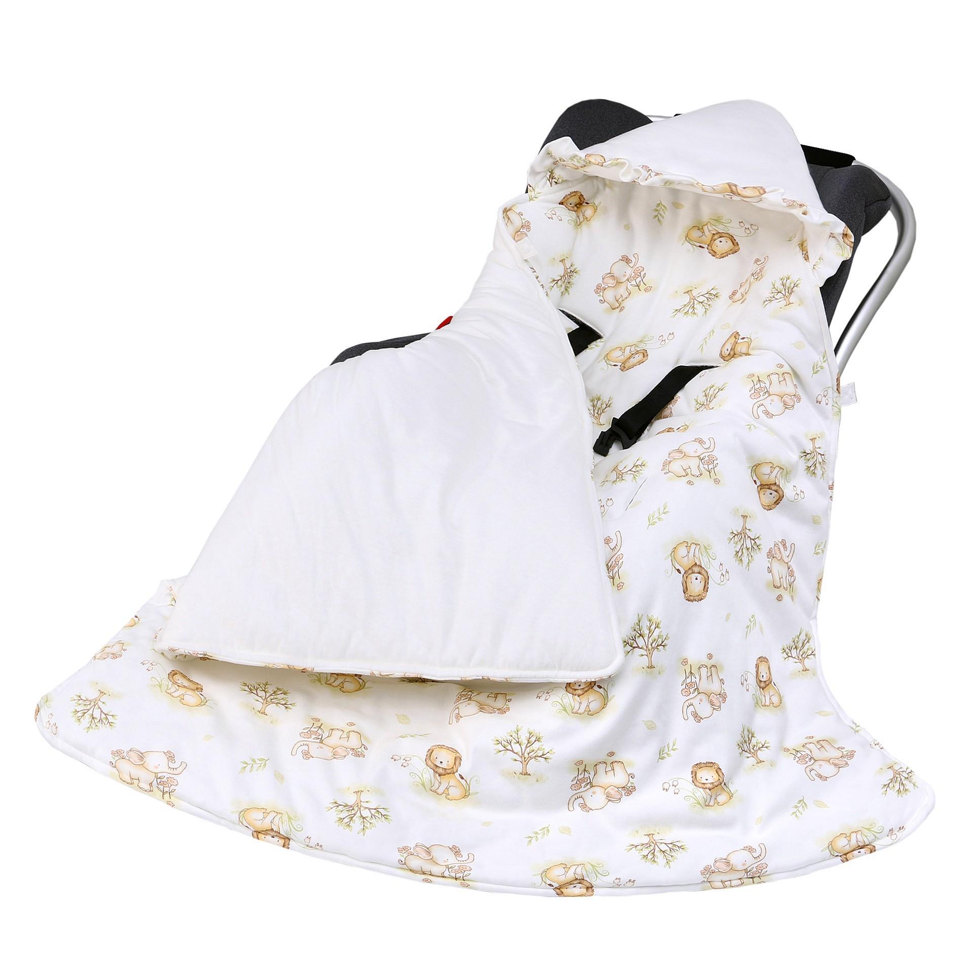 

Осенне-зимнее утепленное детское одеяло с капюшоном Baby Cabas Quilt S:90*90(Quilt) бланшированные миндальные