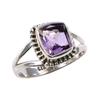 Natural Pink Amethyst Gemstone 925 Solid Sterling Silver Jewelry Ring S.6.5 O7s59