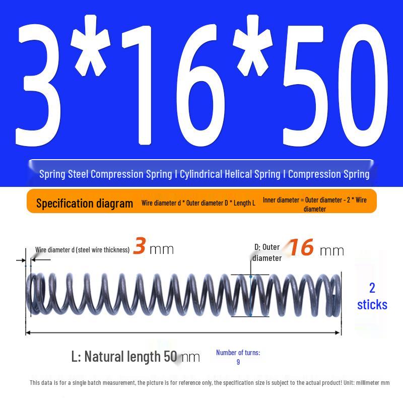 Compression Spring Y-Type Shock Absorbing Coil 3*16/17/18/19/20