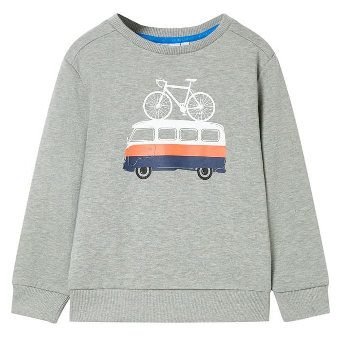 Sweatshirt pour enfants mélange kaki clair 92/104/116/128/140