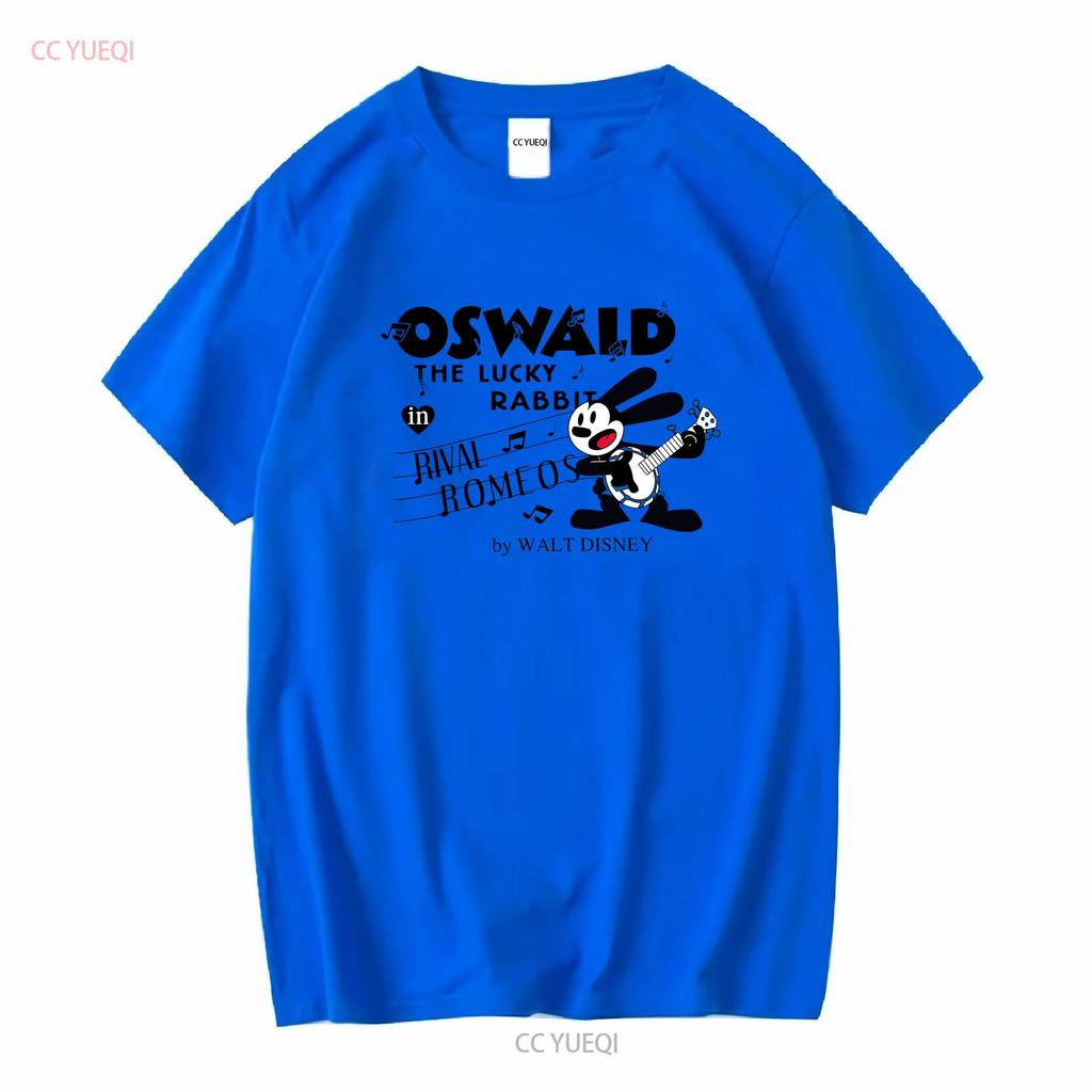 Oswald der Glückshase T-Shirt Sweat Vintage Gewaschen Weich Dehnbar Vielseitig Bequem Unisex Atmungsaktiv Designerkleidung
