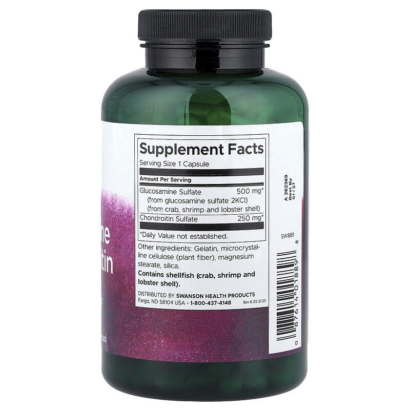 Glucosamine & Chondroitin, 200 Capsules