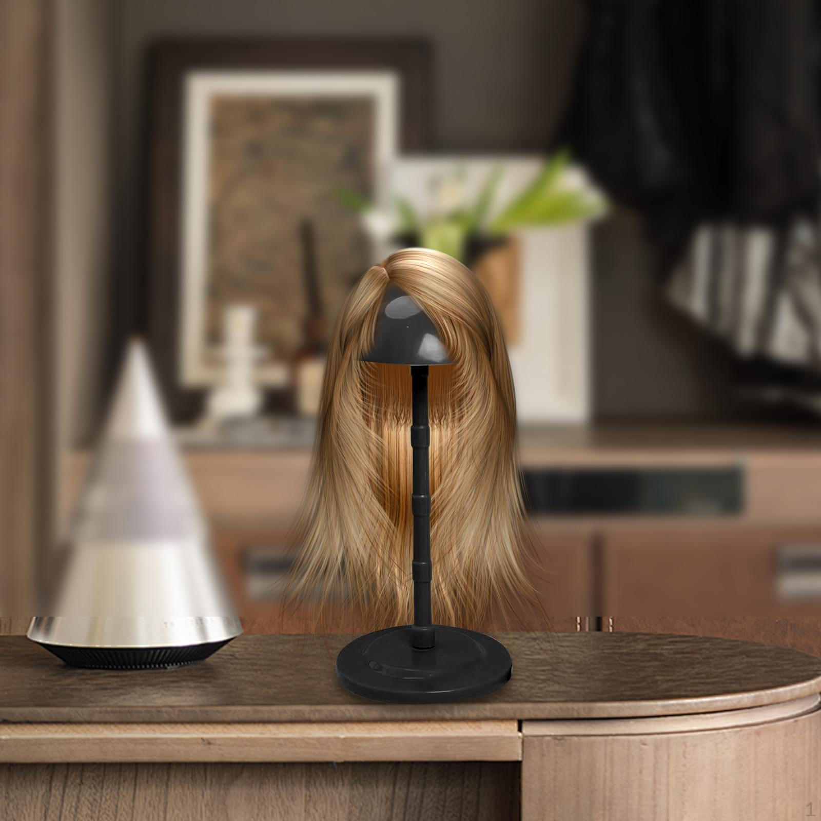 

Подставка для парика Дисплей для шляпы Противоскользящие Прочные Аксессуары Декоративный Держатель Куполообразной Формы Портативный для чёрный