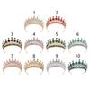 Luxury Elegant Crystal Bridal Tiara Metal Wedding Hair Tiara Princess Crown  Birthday Celebration