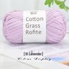 Handmade Cotton and Raffia DIY Yarn Pack for Weaving Bags & Hats