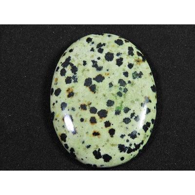 29X38MM Natural Dalmation Jasper Oval Gemstone Crystal Loose Cabochon 57Cts SK-2916