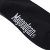 Athletic 9402 Heart Embroidery Black Sports Socks