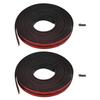 Car Rubber Seal Strips Rubber Noise Insulation Window Edge Windshield Roof Sealing Strip Dustproof Window Sound Insulation Tape