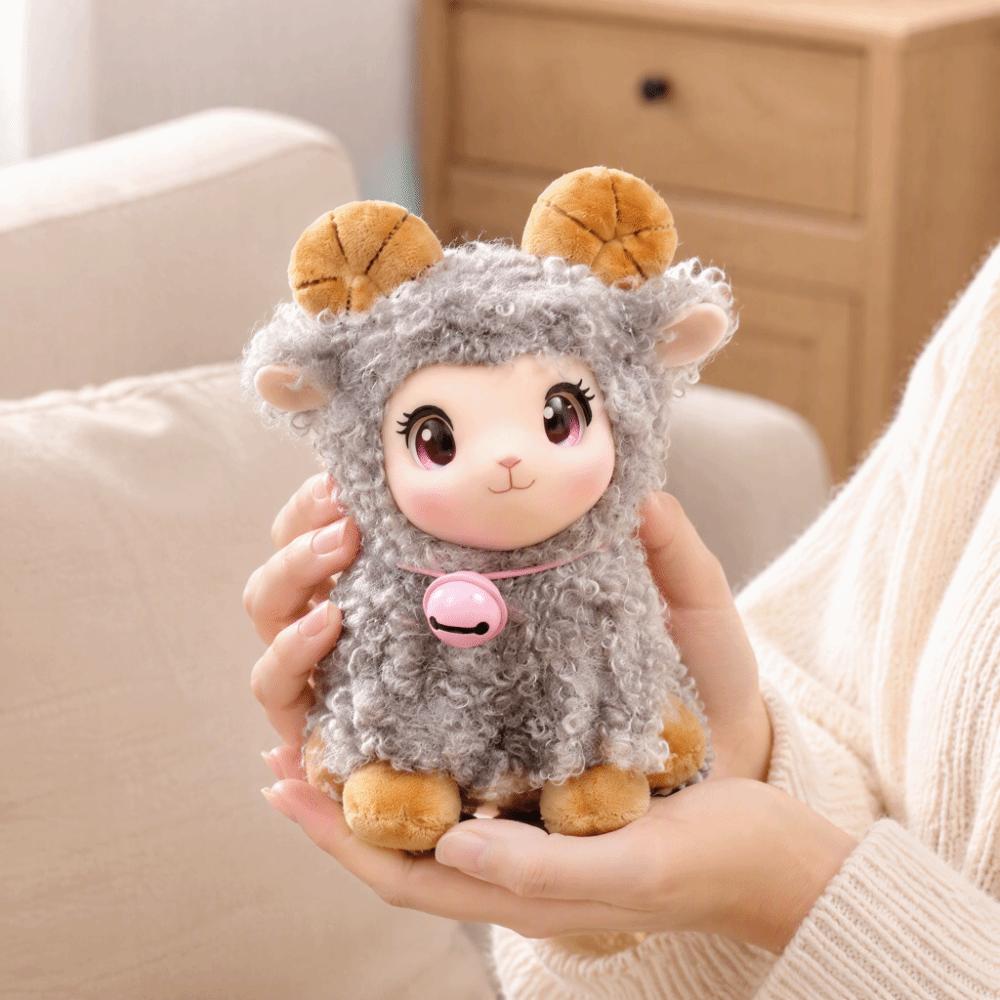 Cartoon Vinyl Sheep Plush Toys Cute Sheep Bag Pendant  Backpack Decoration