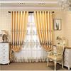 1/2 Stück luxuriöse, bestickte dicke Vorhänge im europäischen Stil für Wohnzimmer, Balkon, Schlafzimmer, zweilagiger Verdunkelungsvorhang