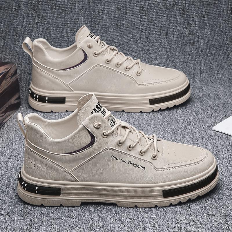 Spring Martin Boots High-top Little White Board Shoes New Summer Leisure Sports High-tide Shoes