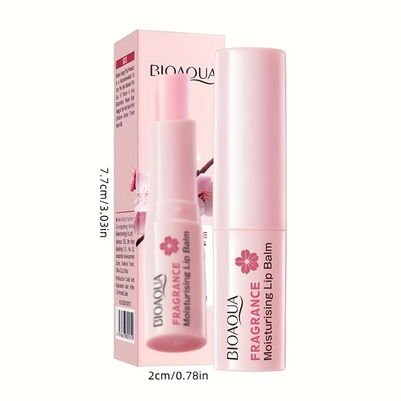 Cherry Blossom Lip Balm Moisturizing Lipstick Nourishing Lip Gloss - Hydrating Repair, Softens Lips Keeps Lips Soft and Smooth Lip Care Gift