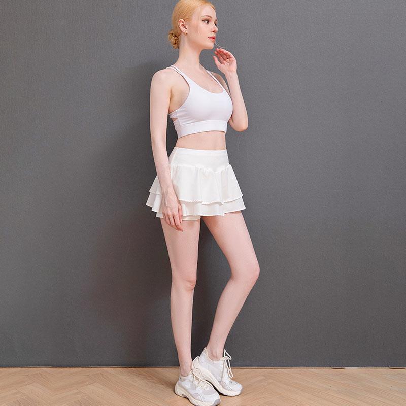 Tennis Skirts Women Sports Golf Pleated Skirt Fitness Shorts Athletic Quick Dry Running Short Sport Skort