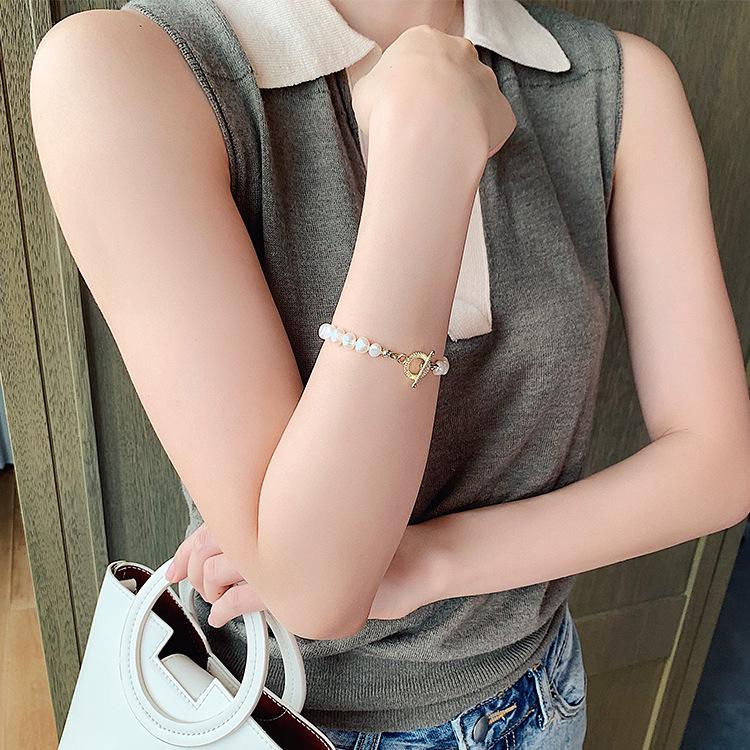 Baroque Freshwater Pearl Necklace & Bracelet Set - Niche Design for Women