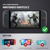 For Nintendo Switch 2 Game Console Transparent Case  TPU + PC Protective Cover