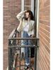 2025 Women's Chic Tweed Double-Breasted Long-Sleeve Coat for Petite (Autumn/Winter Collection)