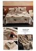 26 Soft Skin-Friendly Rabbit Fur Throw Blanket - Ideal for Single/Double Student Dormitory or Nap