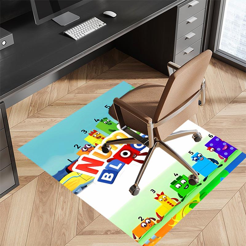 Numberblocks3 Printed Absorbent Washable Carpet, Non-Slip Bathroom Mats, Kitchen Rugs, Yoga Mat,Living Room Entrance, Camping Picnic Rugs