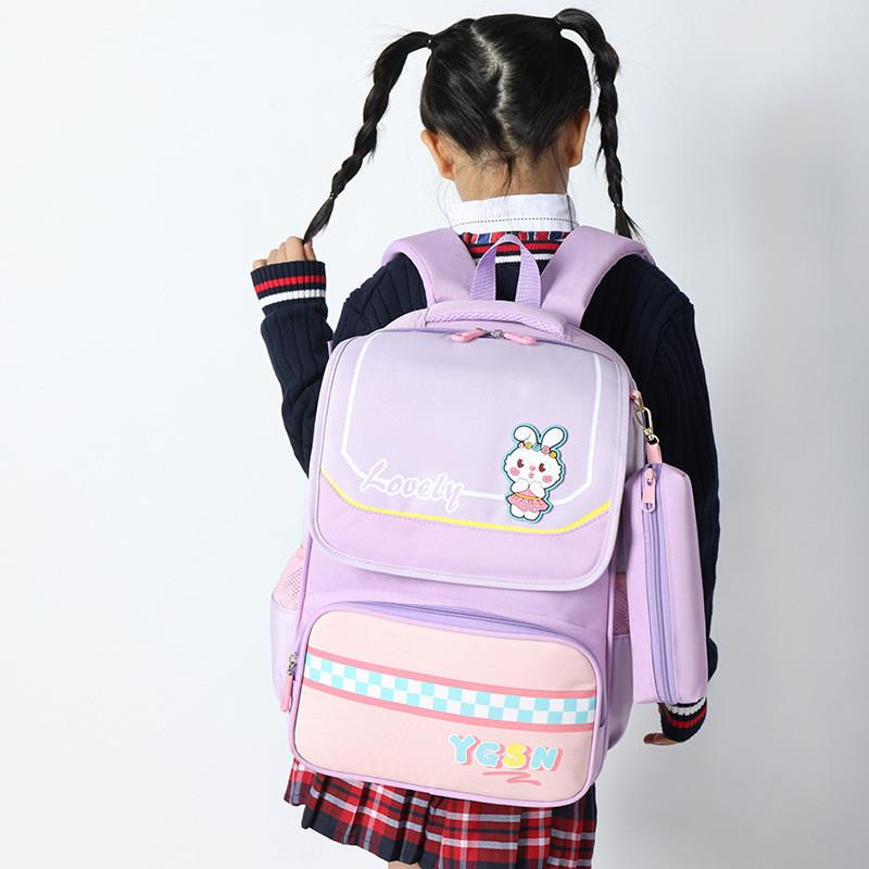Stylish And Spacious New Model Elementary School Backpack For Kids With Pencil Case