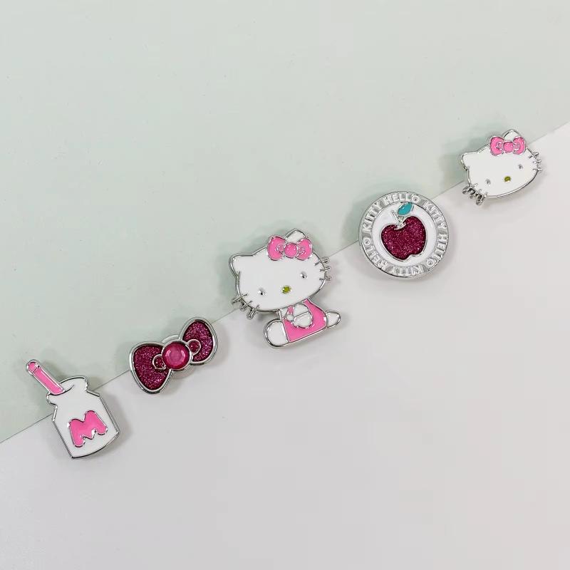 Hot Miniso Cute Sanrio Hello Kitty Series Hole Shoes Accessories Anime Cinnamoroll Diy High Face Value Jewelry For Friends Gift