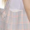 Summer Check Shoulder Bag Blue