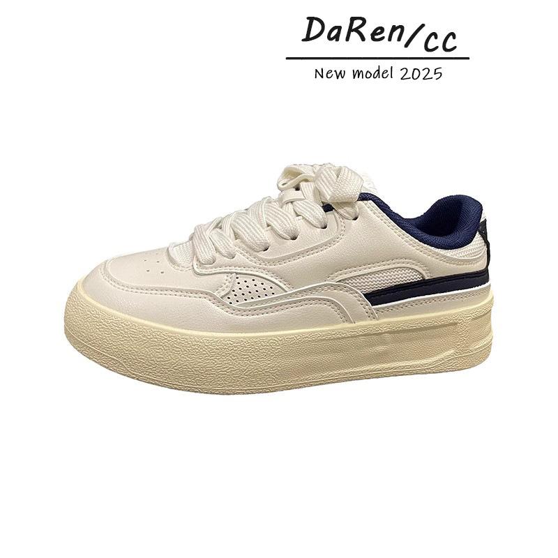 Kleine weiße Schuhe Damen vielseitige lässige Board-Schuhe Damen Frühling und Herbst 2025 neu Koreanische Version College-Stil weitläufige Schuhe Kinder