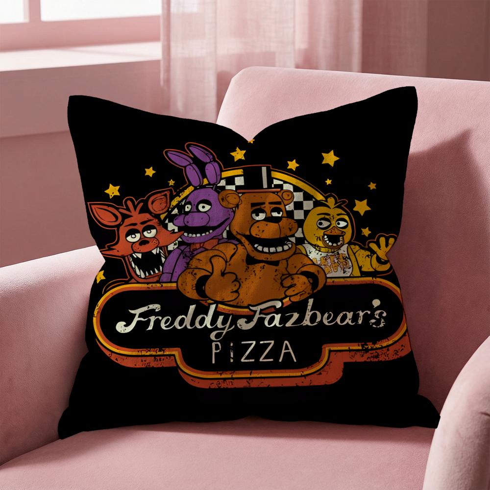 F-Five Nights At Freddy's GAME Cushion Cover Multi-Scene Pillow Cover for Home & Car - Reversible, Soft & Durable for Daily Use