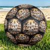Real Madrid Print Size 5 Soccer Ball, PU Wear Resistant Football for Match Training and Daily Practice, Birthday Gift for Soccer Fans