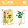 Lele Brothers 8814 Potted Lucky Flower Building Blocks - Kids' Gift & Decor Toy Set