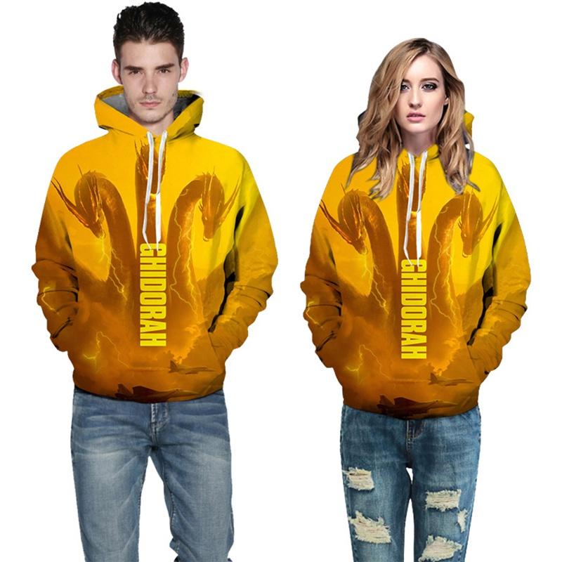 Luxurious New Godzilla King Of The Monsters 3d Print Hoodie For Men And Women