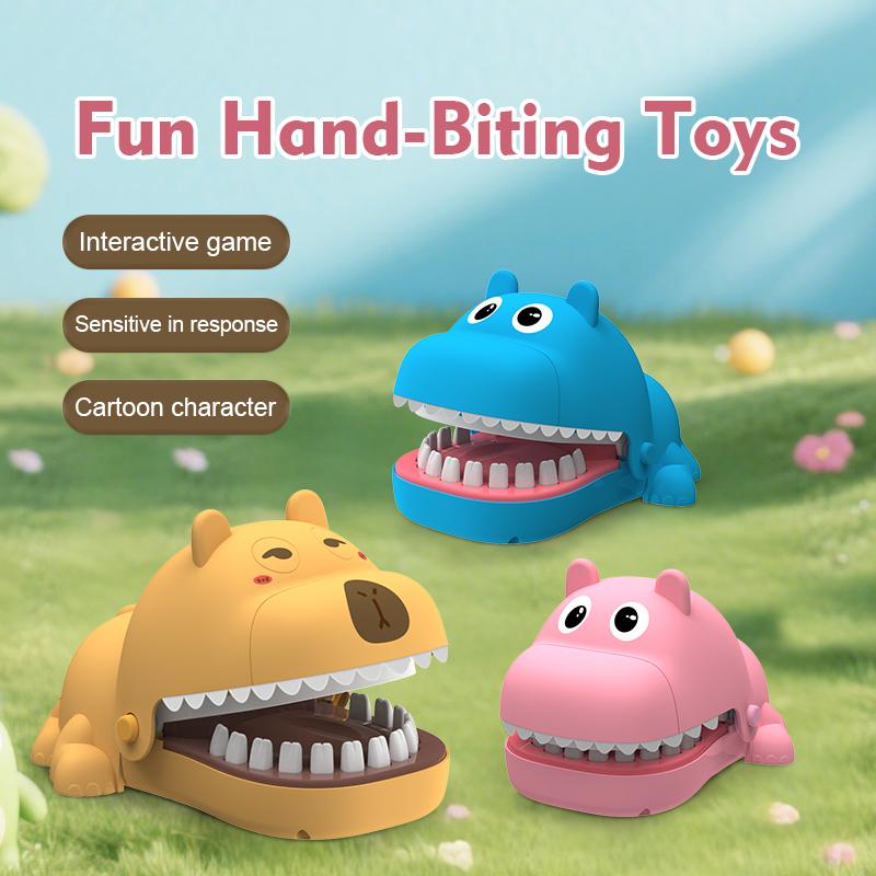 Children'S Party Game Toy Hippopotamus Bite Toy Parent-Child Interaction Parent-Child Interaction Game Hippopotamus Bite Finger