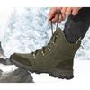 New hiking shoes men's anti-splashing snow boots sports outdoor shoes velvet men's hiking shoes men