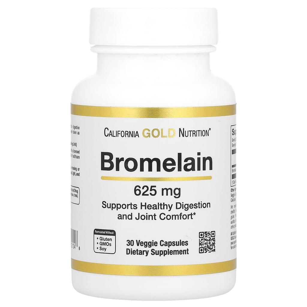 Bromelain, 625Mg, 30 Veggie Caps