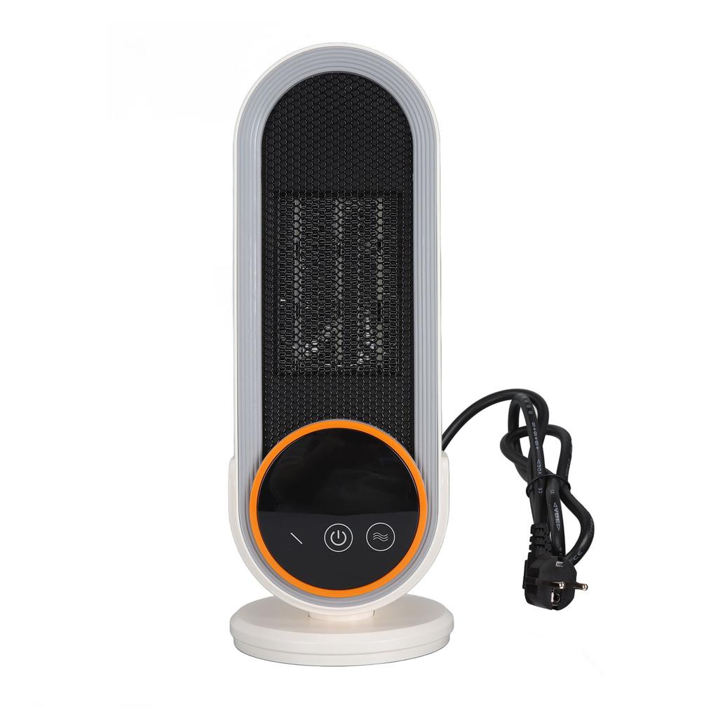 Electric Space Heater 1200W Tip Over Protection Fast PTC Ceramic Heating Temperature Adjustable with Timer Desktop Heater