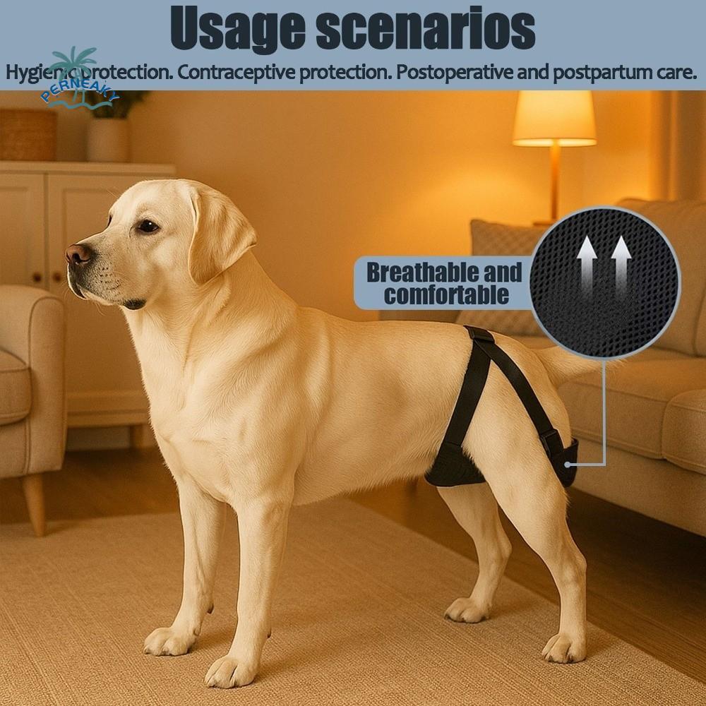 Dog Briefs Mesh Female Dog Pants Breathable Washable Physiological Pants Leak-proof Reusable Dog Diaper Anti Harassment