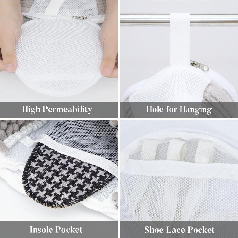 1PAIR upgraded lazy shoe washing bag, washing machine cleaning bag, convenient anti-deformation cleaning, multi-purpose sports shoes