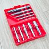 Left Hand Drill Bit Broken Screw Extractor Automotive Maintenance Compact Storage Case Automotive Repair Tool Set