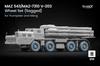 Wheel Set Meng Model and Plastic Model Parts SCXWM35028S Scale-X 1/35 MAZ-543/MAZ-7310 V-203 Self-Deforming (9 Pieces) (For Trumpeter) (Military)