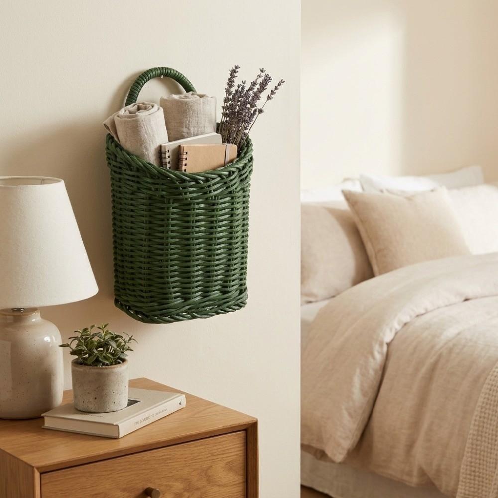 Wall Mounted Hanging Storage Basket Decorative Wall Hanging Flower Basket Camping