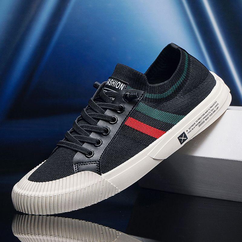 Fashion 2024 New Men Casual Daily Sneakers Light Breathable Durable Cushioning Anti-Slip Outsole Flats Shoes Fashion Male Stylish Shoes