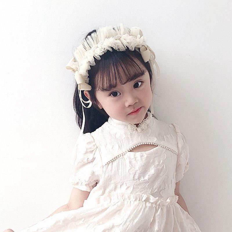 French Retro Princess Lace Pearl Lolita Headband & Hair Accessories