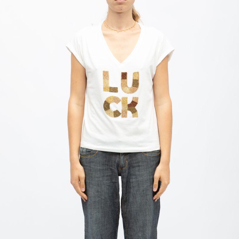 

Tee shirt mc locky off white 04v152w Femme DEELUXE 74 XL белый