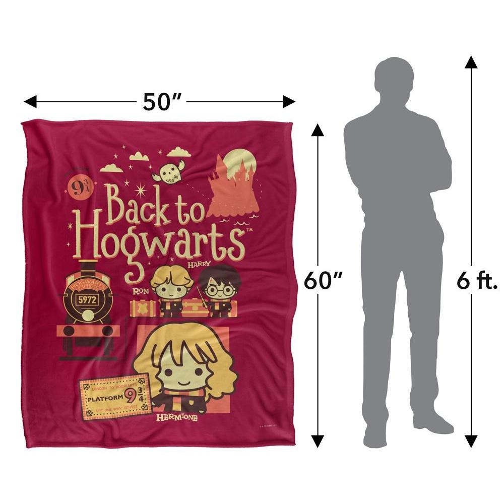 Harry Potter Back To Hogwarts Chibi Group Blanket
