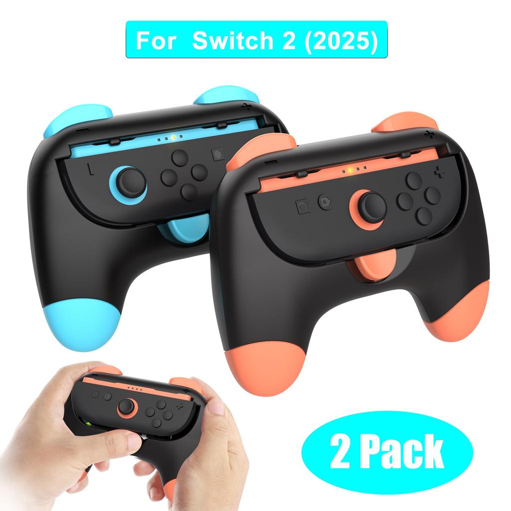 2PCS For Nintendo Switch 2 Controller Joy Con Hand Grip Stand Holder Bracket
