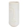 Soleya Ceramic Vase 25 Cm White Modern Design