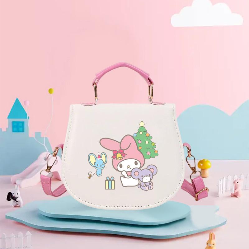 Korean Version of Trendy Cartoon Printing Cute High-value Student Shoulder Bag Women's Portable Handbag